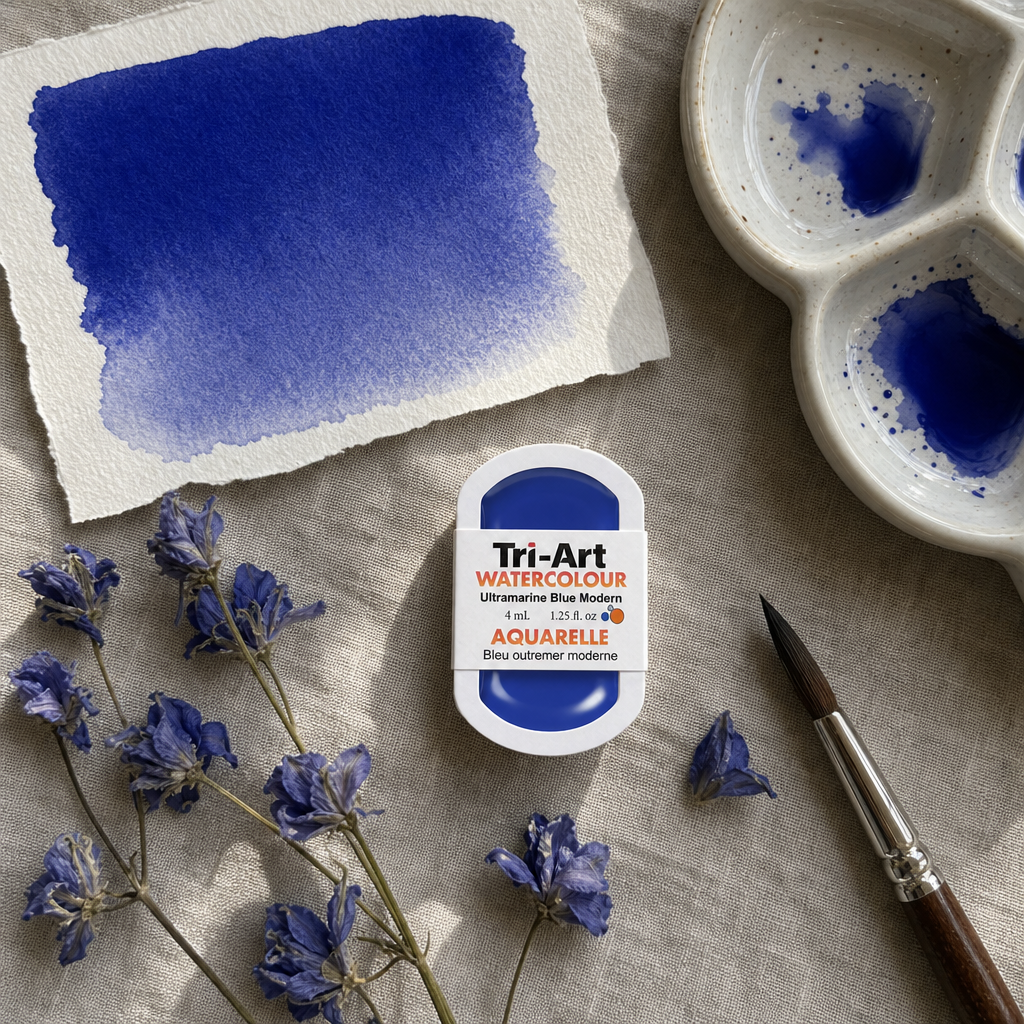 Aquarelles Tri-Art - Bleu Outremer Moderne
