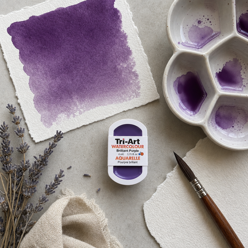 Aquarelles Tri-Art - Violet brillant