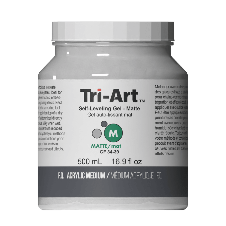 Médiums Tri-Art - Gel mat auto-nivelant