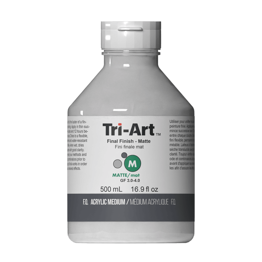 Médiums Tri-Art - Finition finale mate