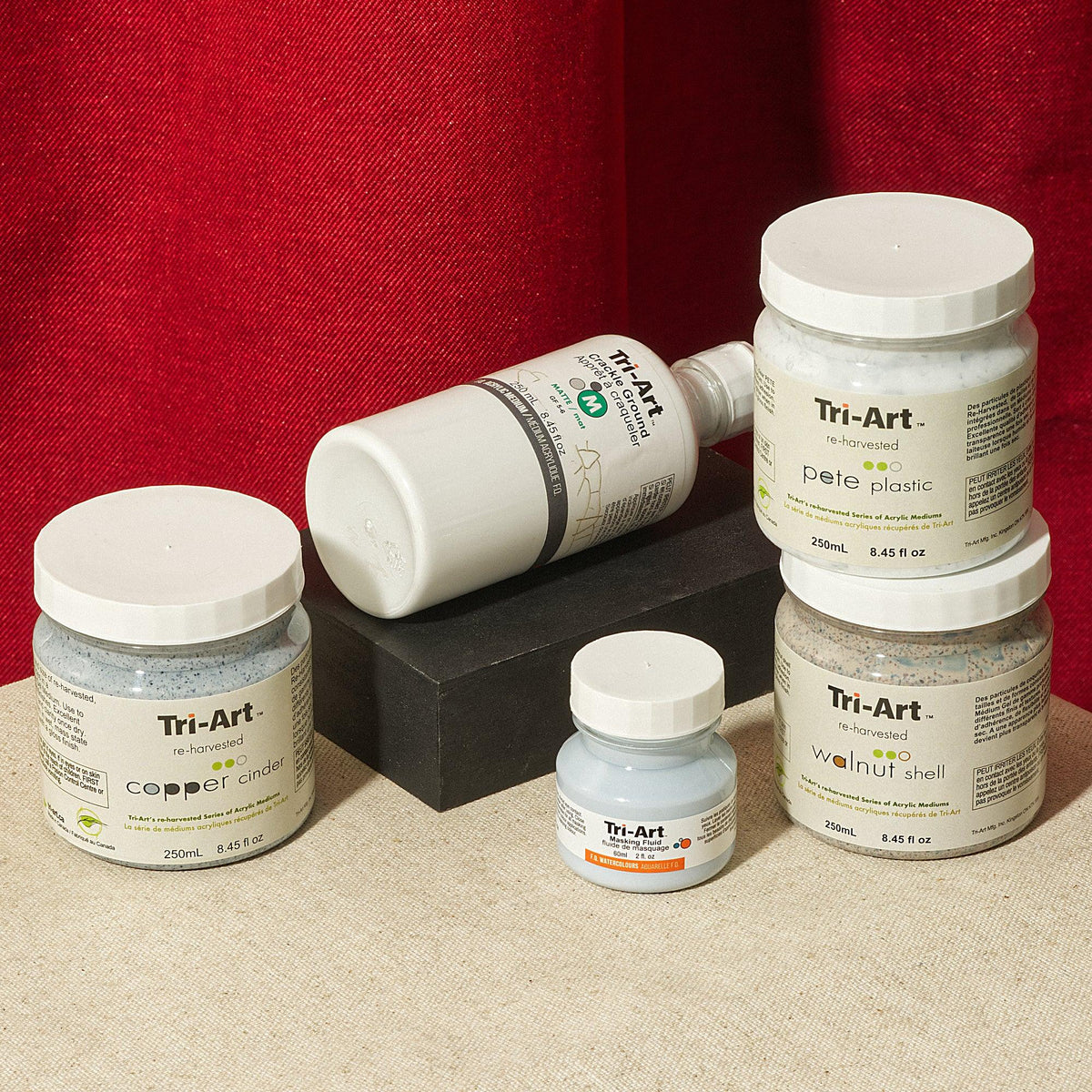 Keight MacLean’s Acrylic Medium Experimentation Pack - Tri-Art Mfg.