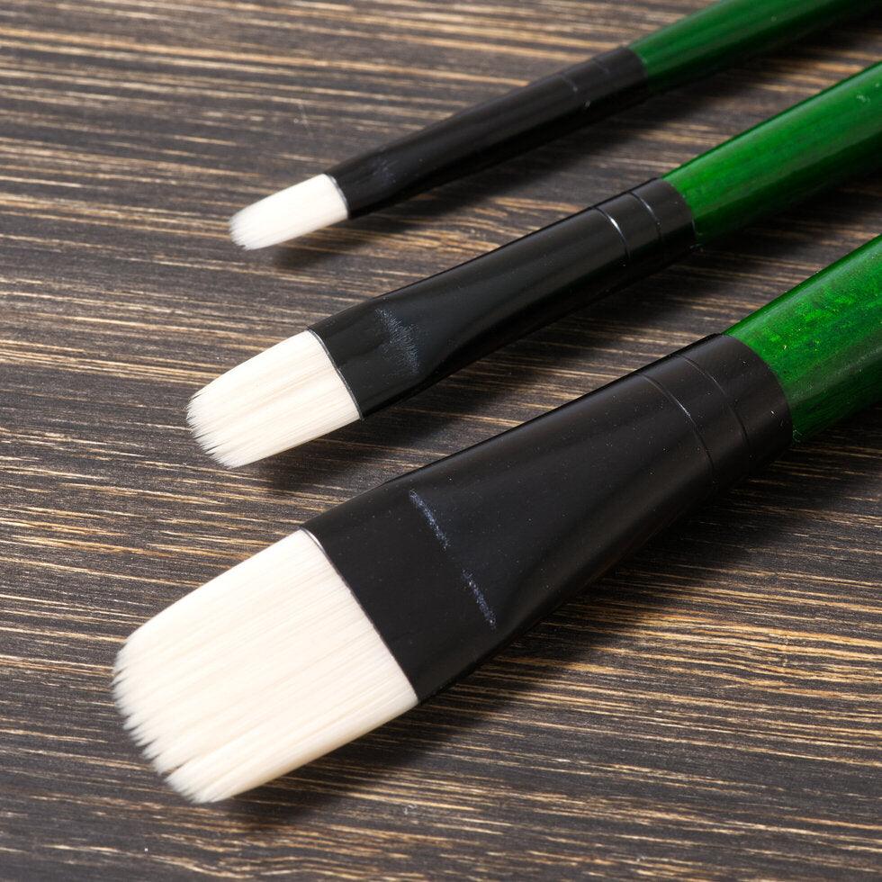 Tri-Art Artist Brushes - Long Handle Soft Synthetic - Filbert - Tri-Art Mfg.