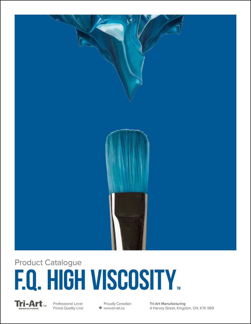 Tri-Art Finest Quality High Viscosity Acrylic Paint Product Catalogue 2022