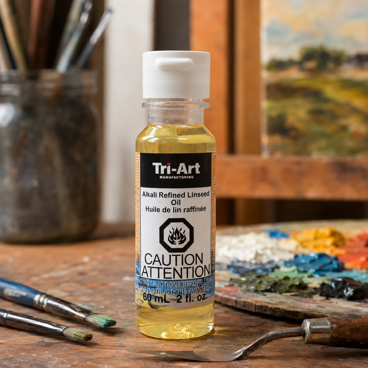 Tri-Art Oils - Alkali Refined Linseed Oil