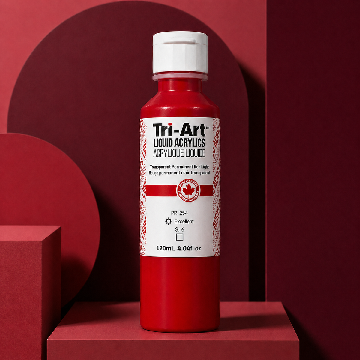 Tri-Art Liquids - Lumière Rouge Permanente Transparente