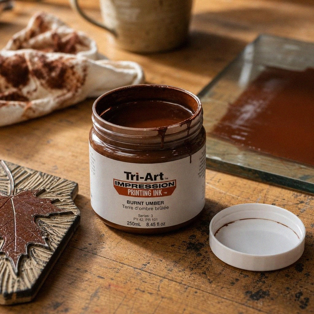 Impressions Block Printing Ink - Burnt Umber