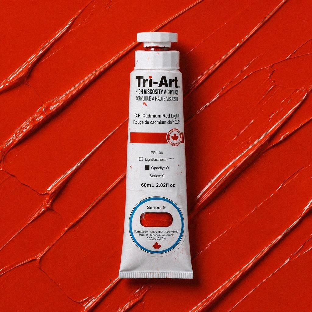 Tri-Art Haute Viscosité - CP Cadmium Rouge Clair