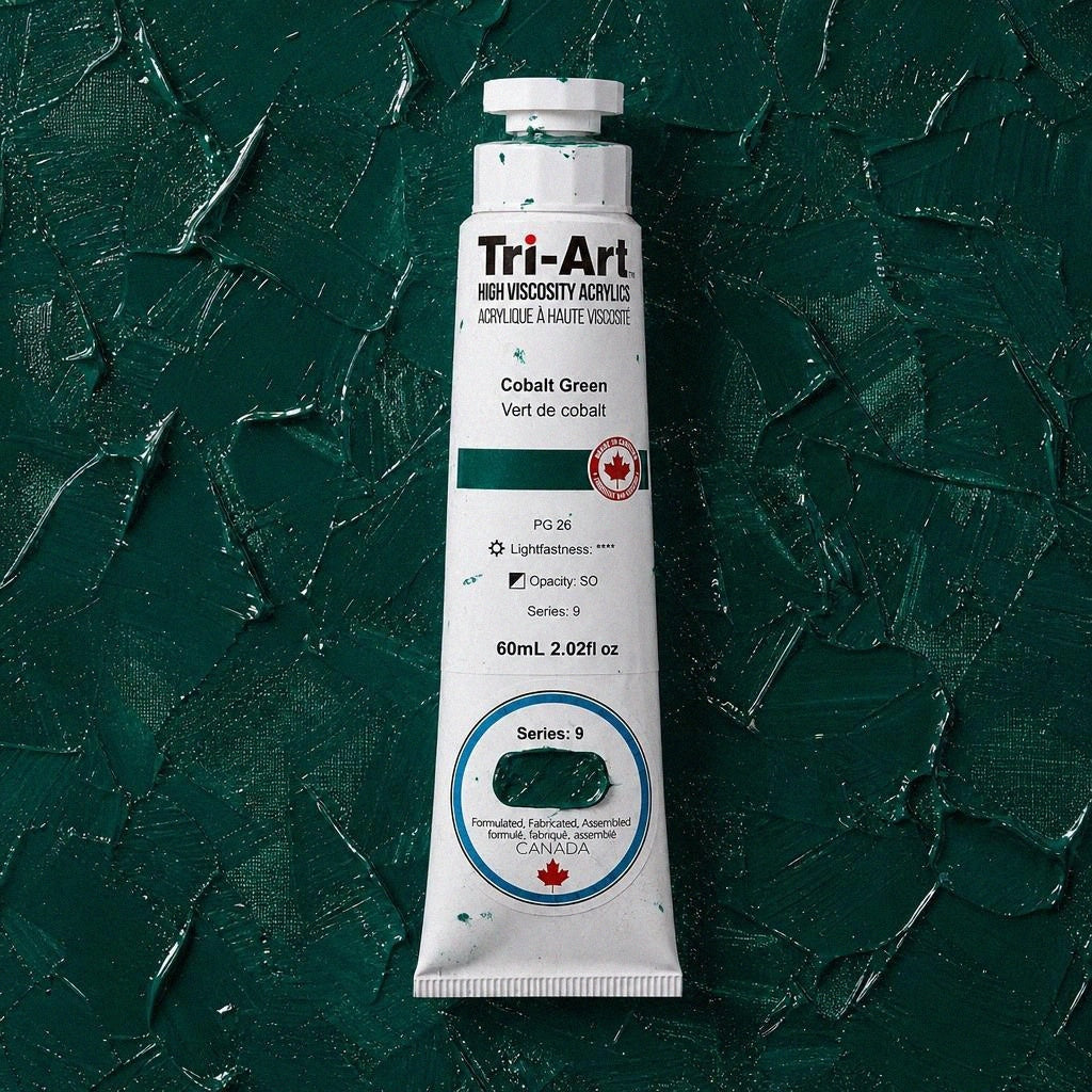 Tri-Art Haute Viscosité - Vert Cobalt