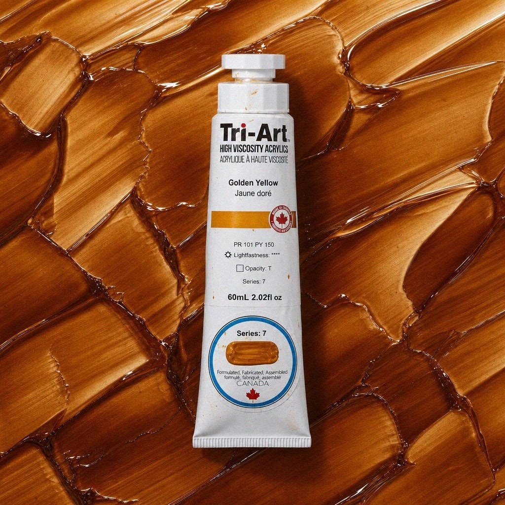 Tri-Art Haute Viscosité - Jaune Doré