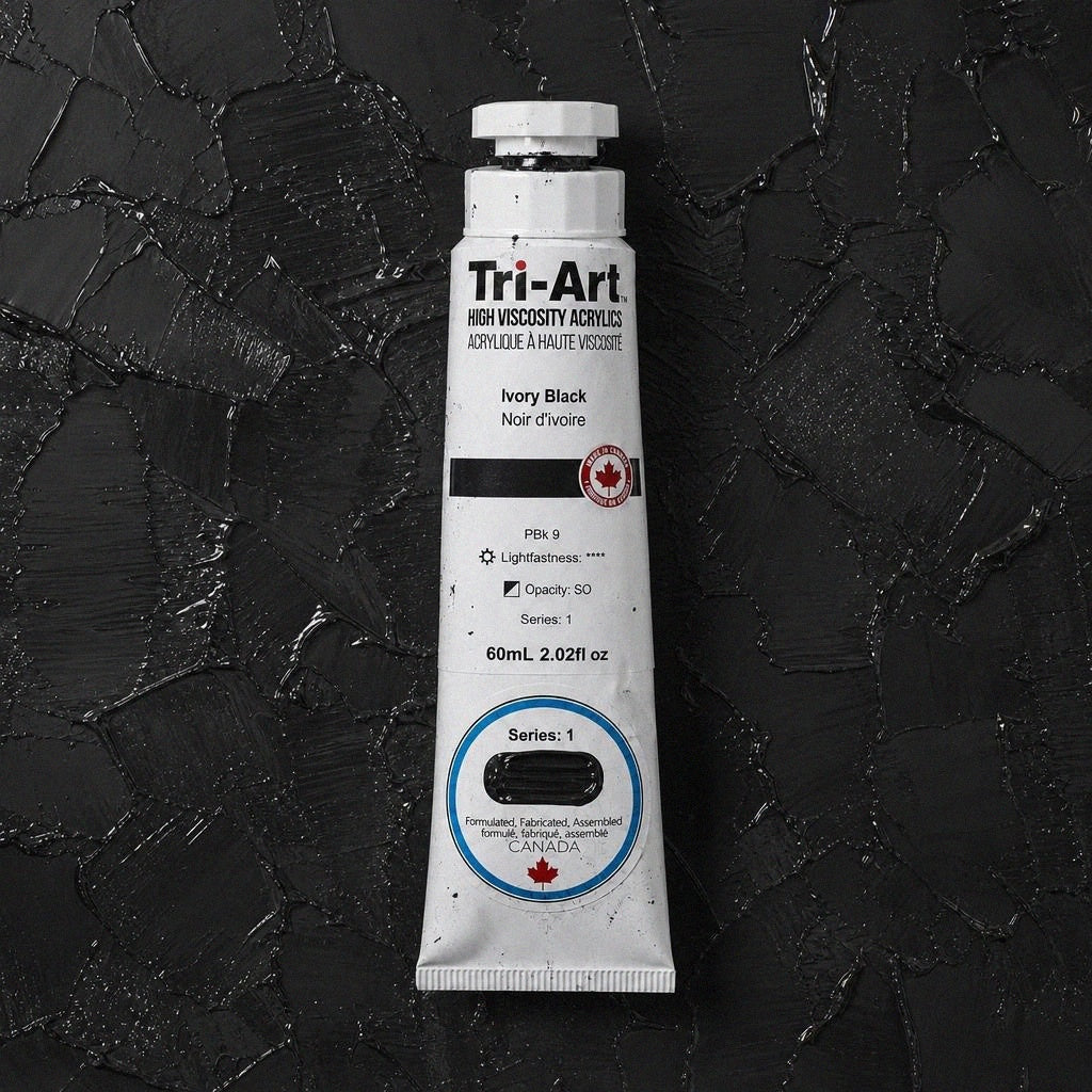 Tri-Art Haute Viscosité - Noir Ivoire