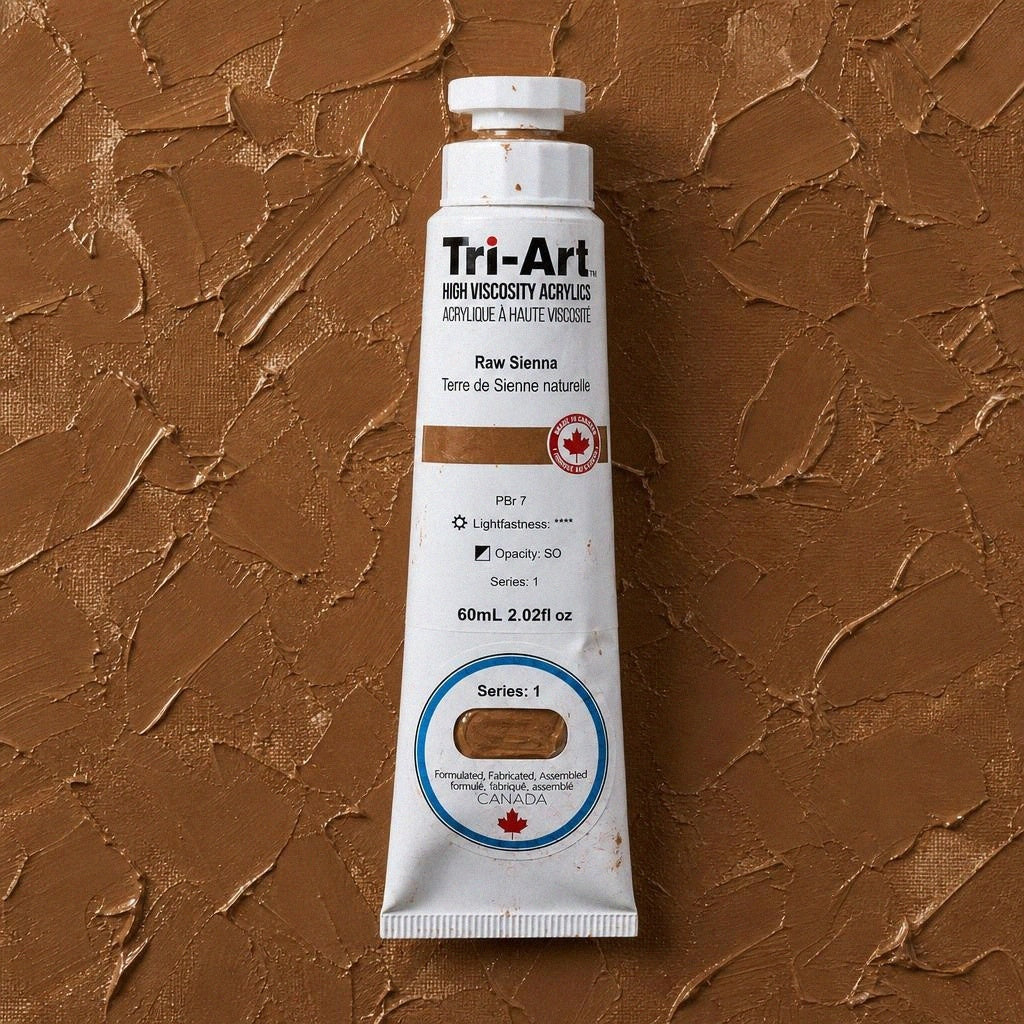 Tri-Art Haute Viscosité - Sienne Brute