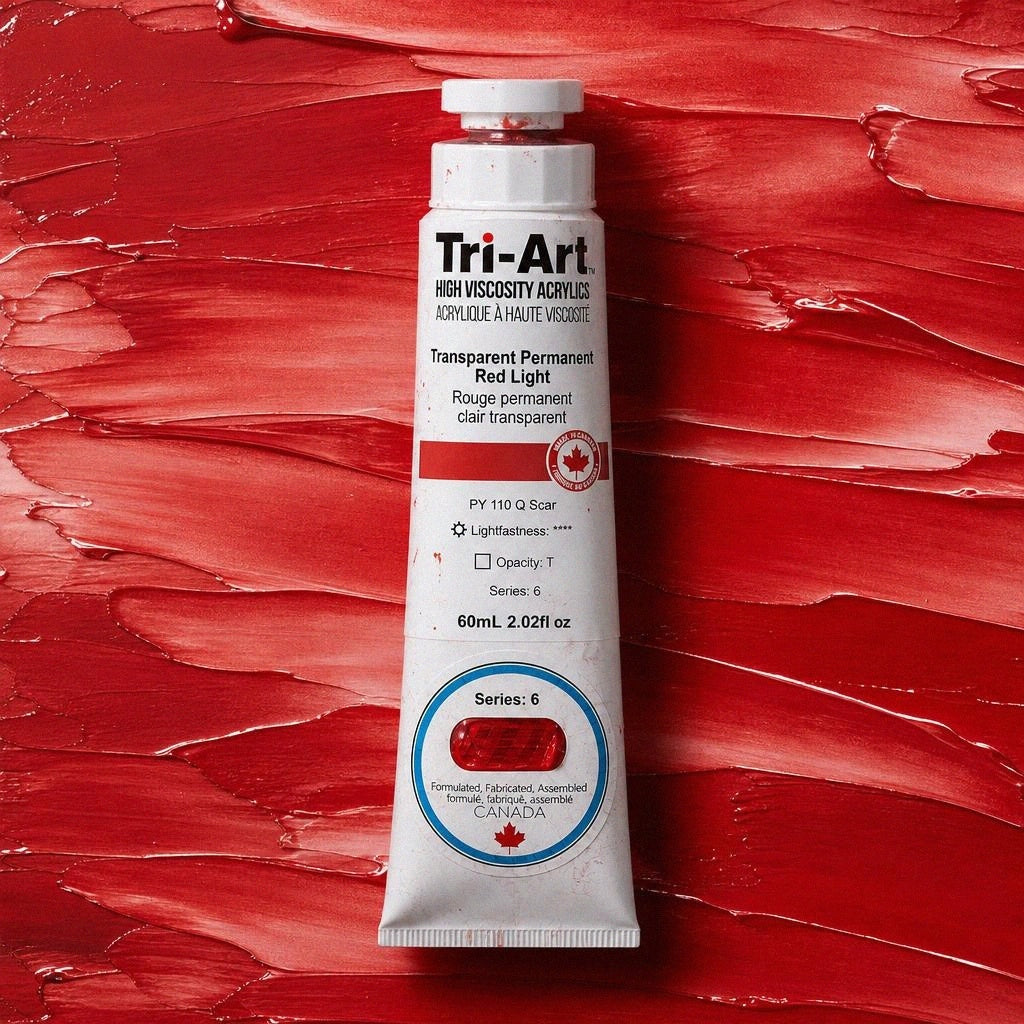 Tri-Art Haute Viscosité - Lumière Rouge Permanente Transparente