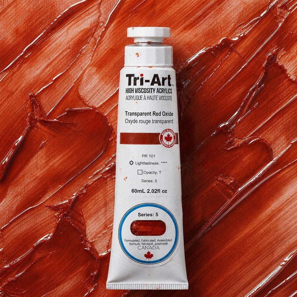 Tri-Art Haute Viscosité - Oxyde Rouge Transparent