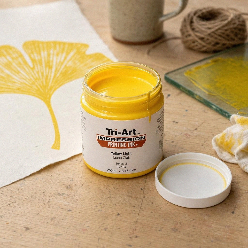 Impressions Bloc d'encre d'impression - Jaune clair