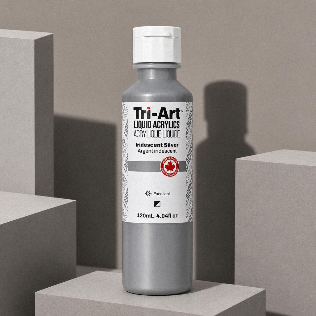 Liquides Tri-Art - Argent irisé