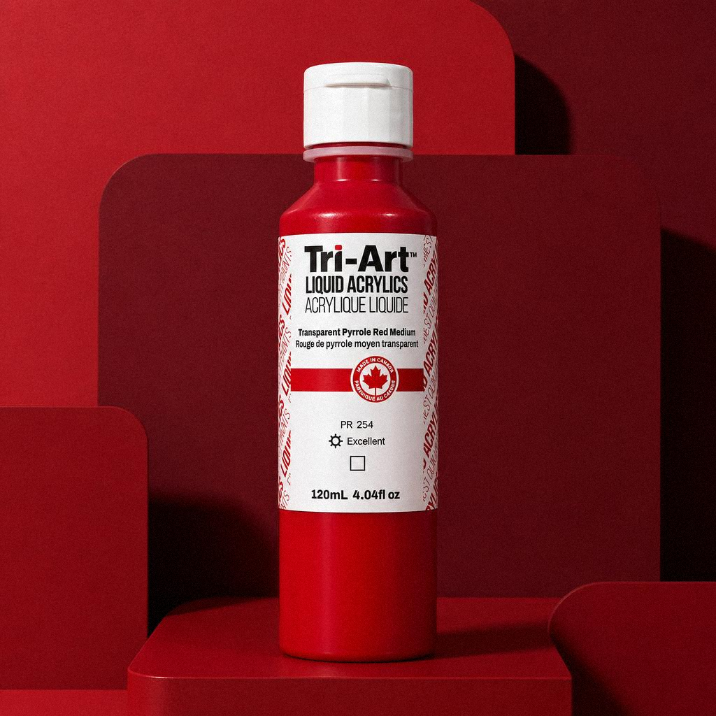 Tri-Art Liquids - Médium Rouge Pyrrole Transparent