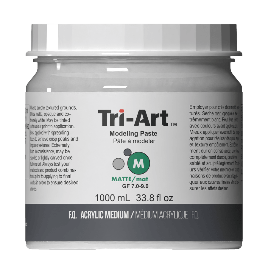 Tri-Art Mediums - Modeling Paste - Tri-Art Mfg.