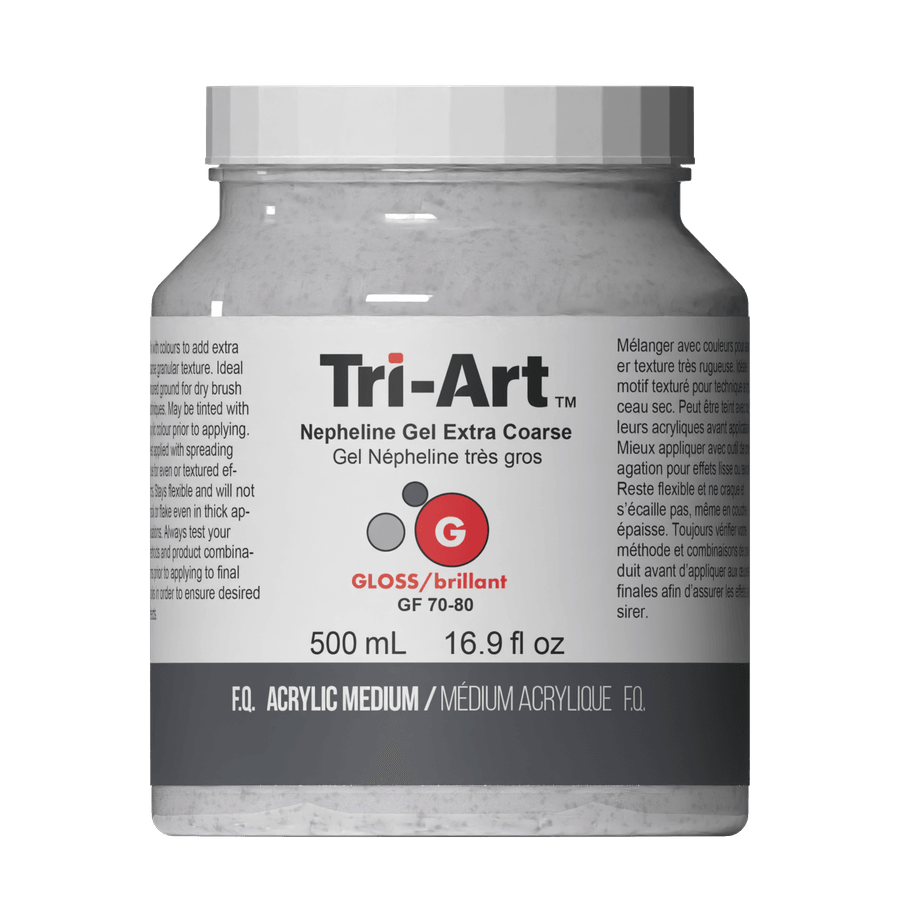 Tri-Art Mediums - Nepheline Gel Extra Coarse - Tri-Art Mfg.