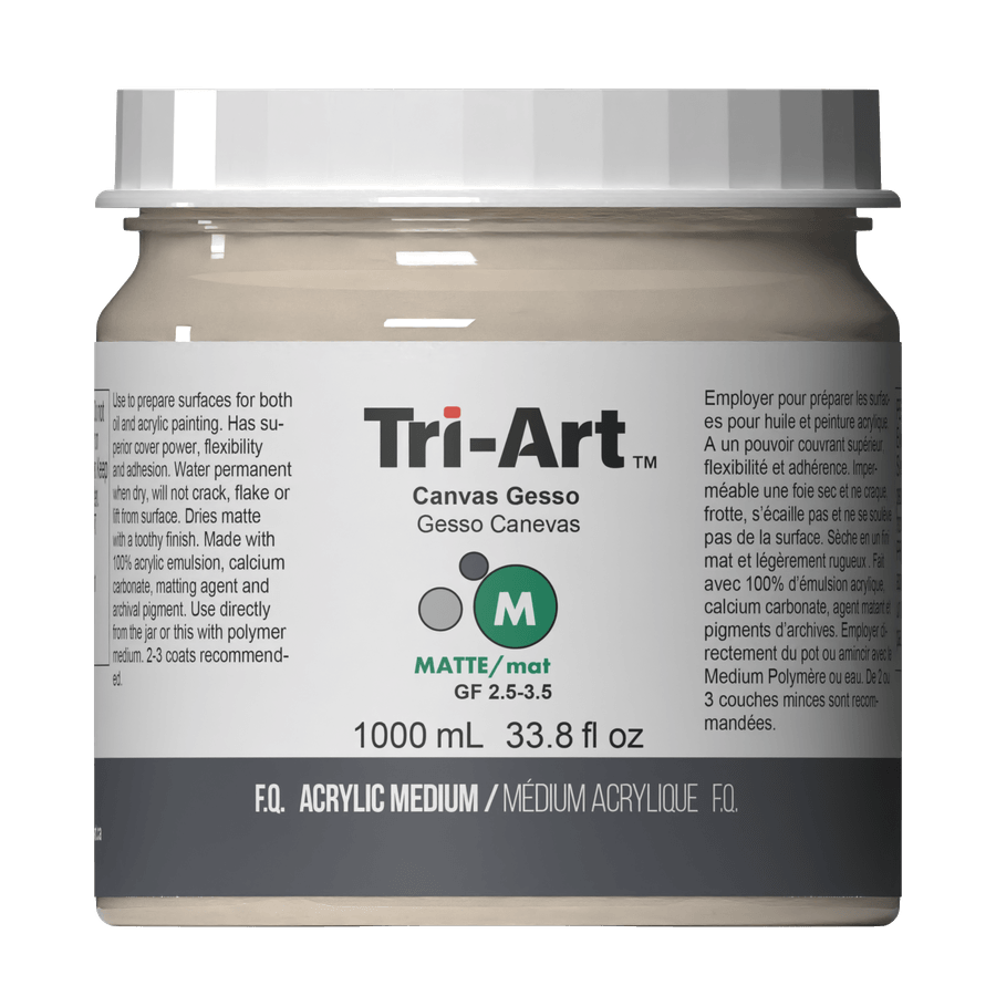 Tri-Art Mediums - Canvas Gesso - Tri-Art Mfg.