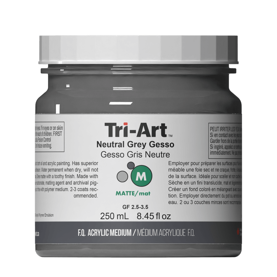 Tri-Art Mediums - Neutral Grey Gesso - Tri-Art Mfg.