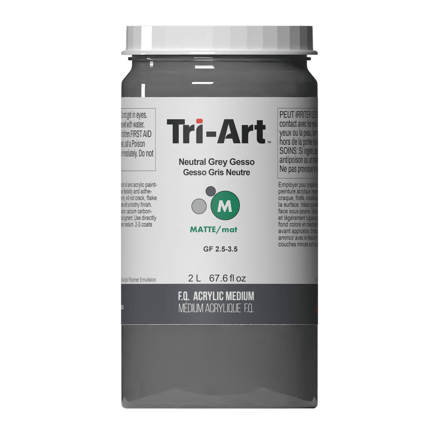 Tri-Art Mediums - Neutral Grey Gesso - Tri-Art Mfg.