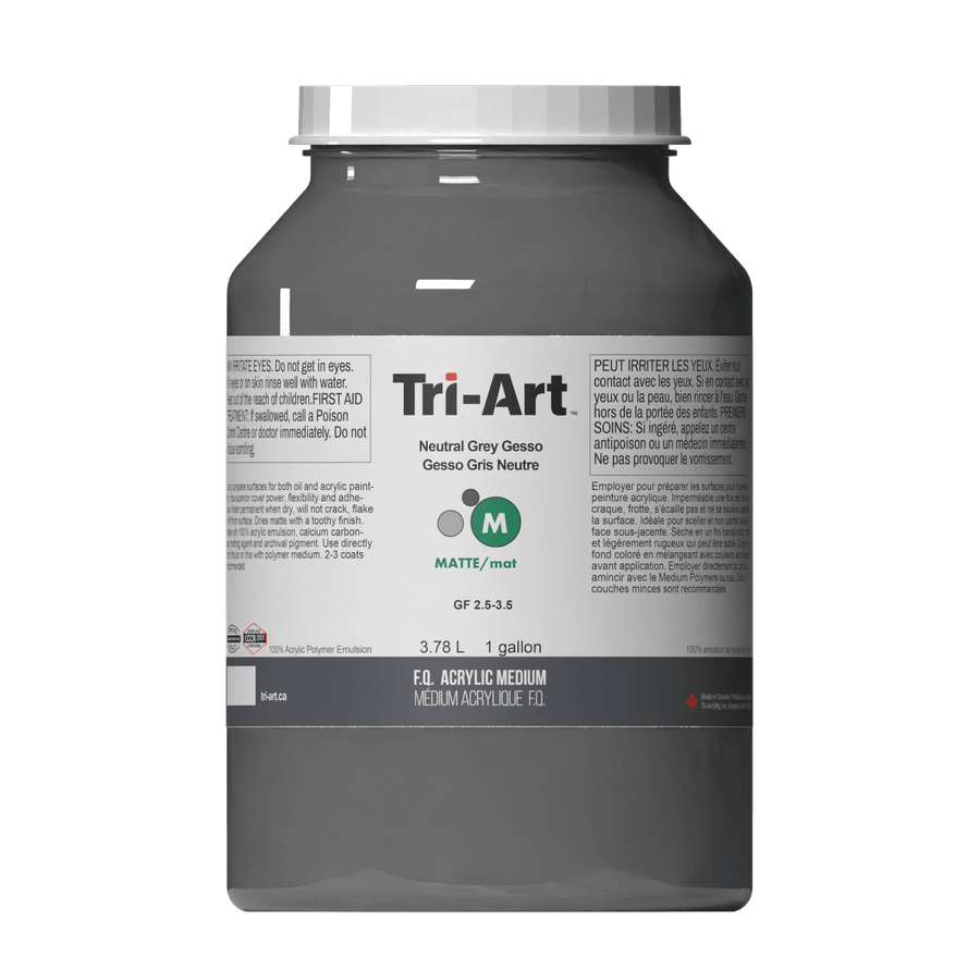 Tri-Art Mediums - Neutral Grey Gesso - Tri-Art Mfg.
