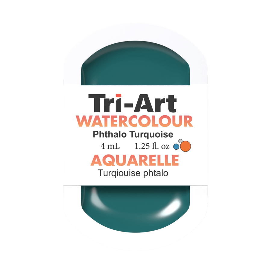 Tri-Art Water Colours - Phthalo Turquoise - Tri-Art Mfg.