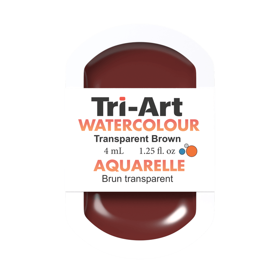 Tri-Art Water Colours - Transparent Brown - Tri-Art Mfg.