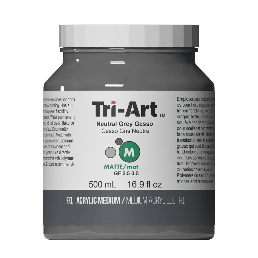 Tri-Art Mediums - Neutral Grey Gesso - Tri-Art Mfg.