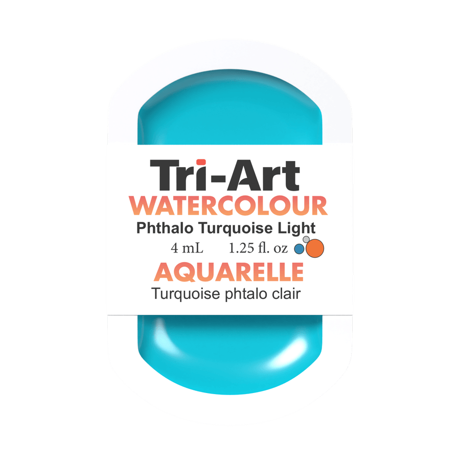 Tri-Art Water Colours - Phthalo Turquoise Light - Tri-Art Mfg.
