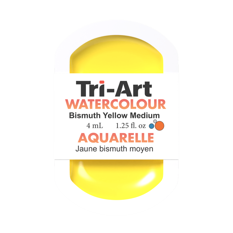 Tri-Art Water Colours - Bismuth Yellow Medium - Tri-Art Mfg.