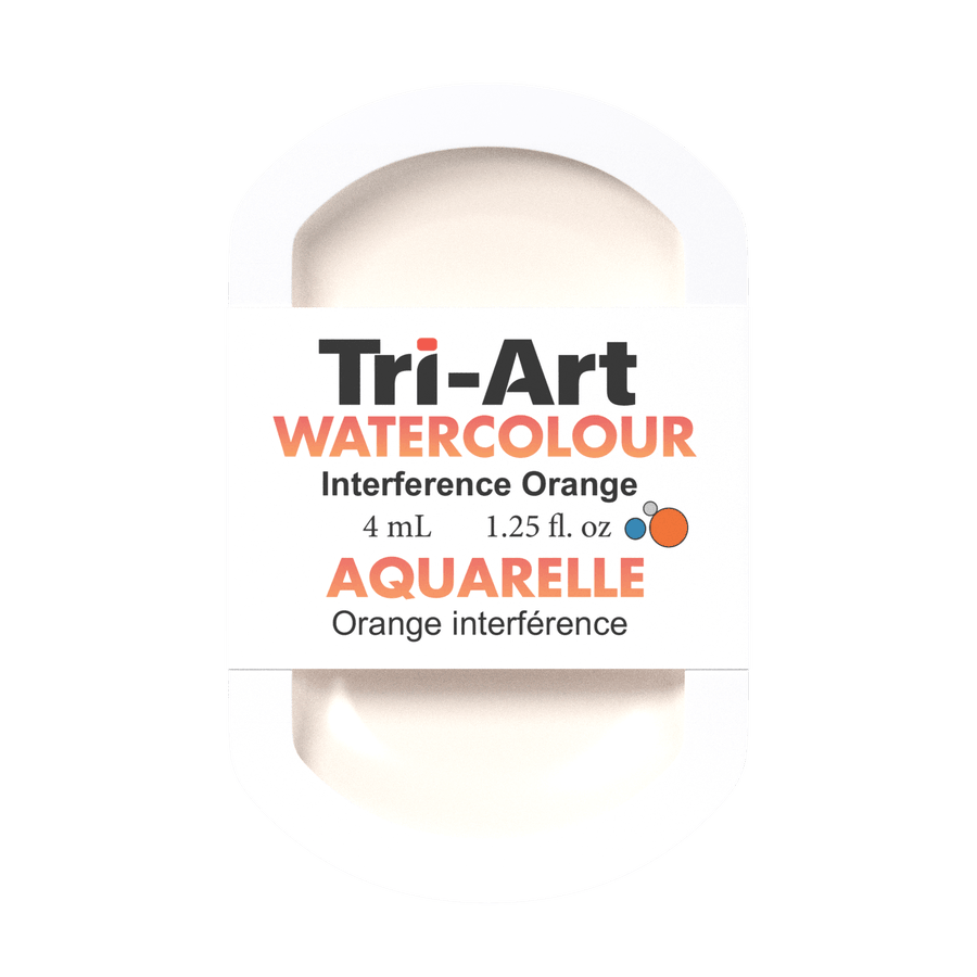 Tri-Art Water Colours - Interference Orange - Tri-Art Mfg.