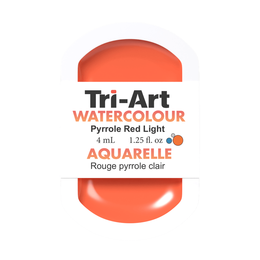 Tri-Art Water Colours - Pyrrole Red Light - Tri-Art Mfg.