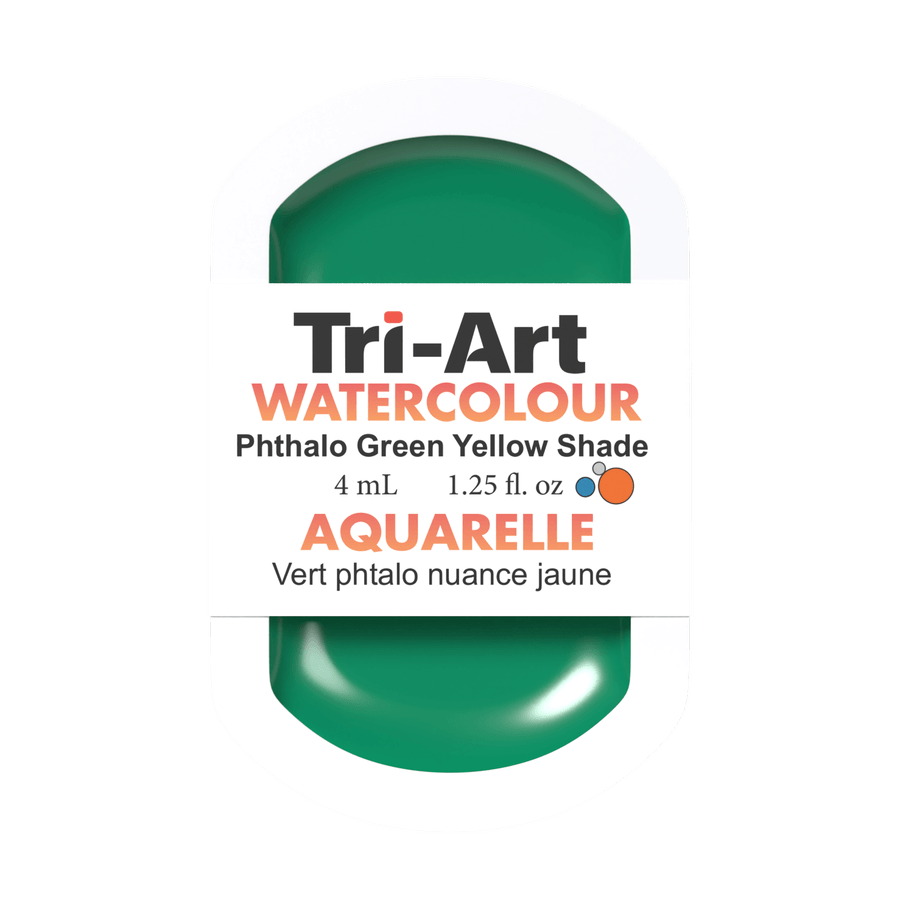 Tri-Art Water Colours - Phthalo Green Yellow Shade - Tri-Art Mfg.