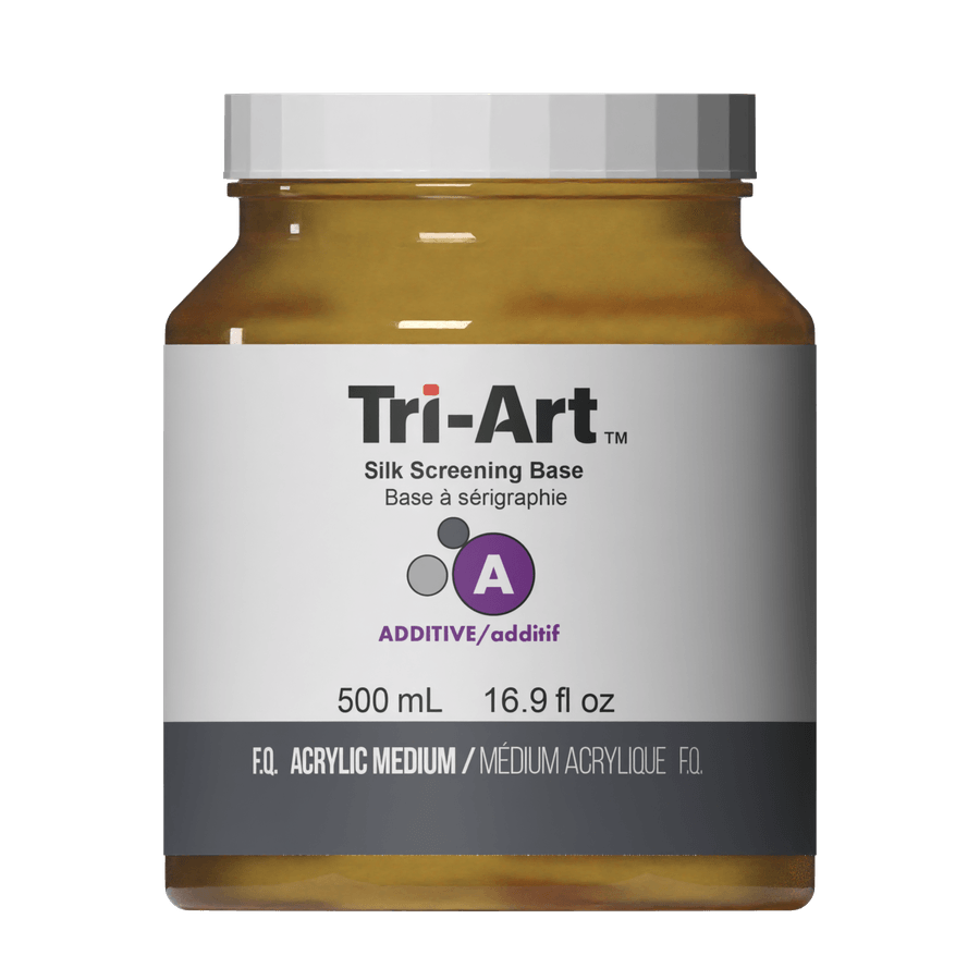 Tri-Art Mediums - Silk Screening Base - Tri-Art Mfg.