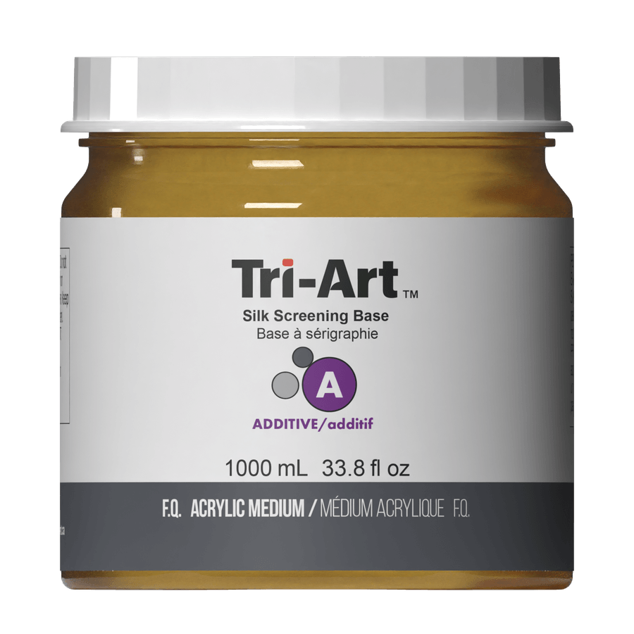 Tri-Art Mediums - Silk Screening Base - Tri-Art Mfg.