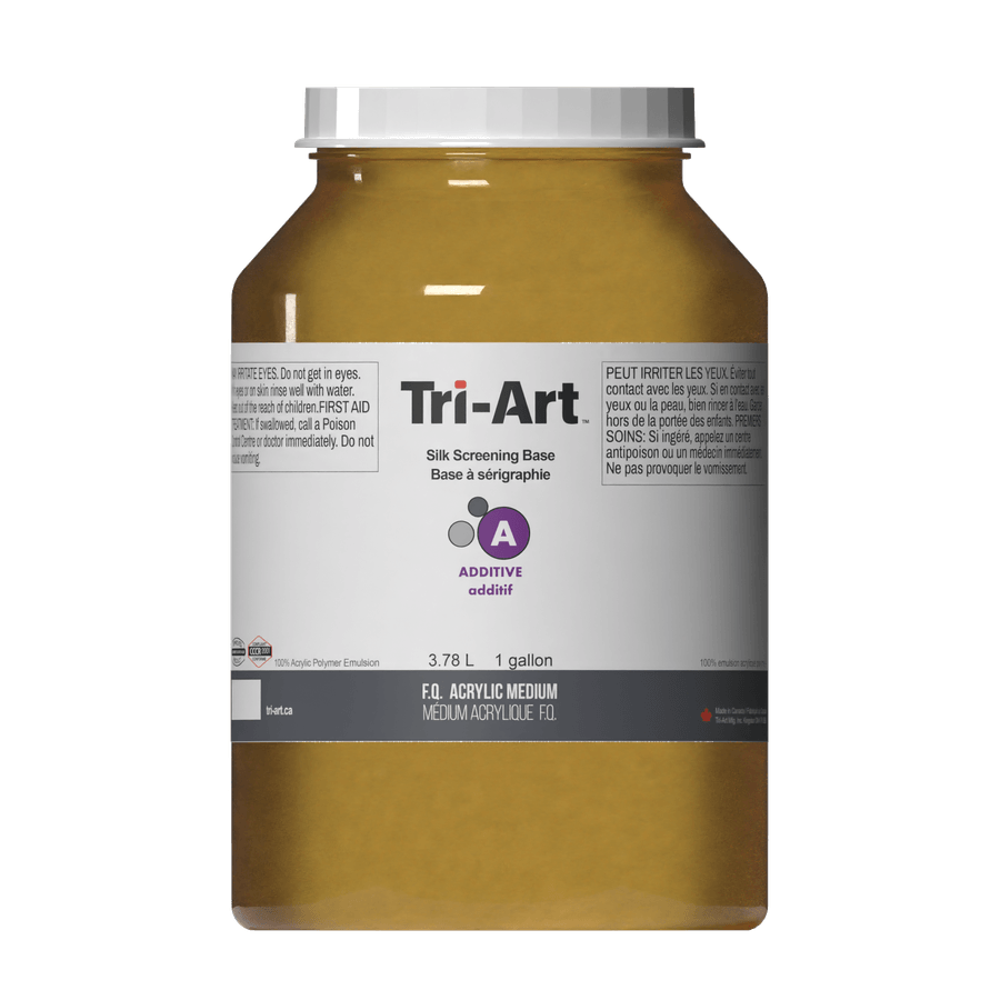 Tri-Art Mediums - Silk Screening Base - Tri-Art Mfg.