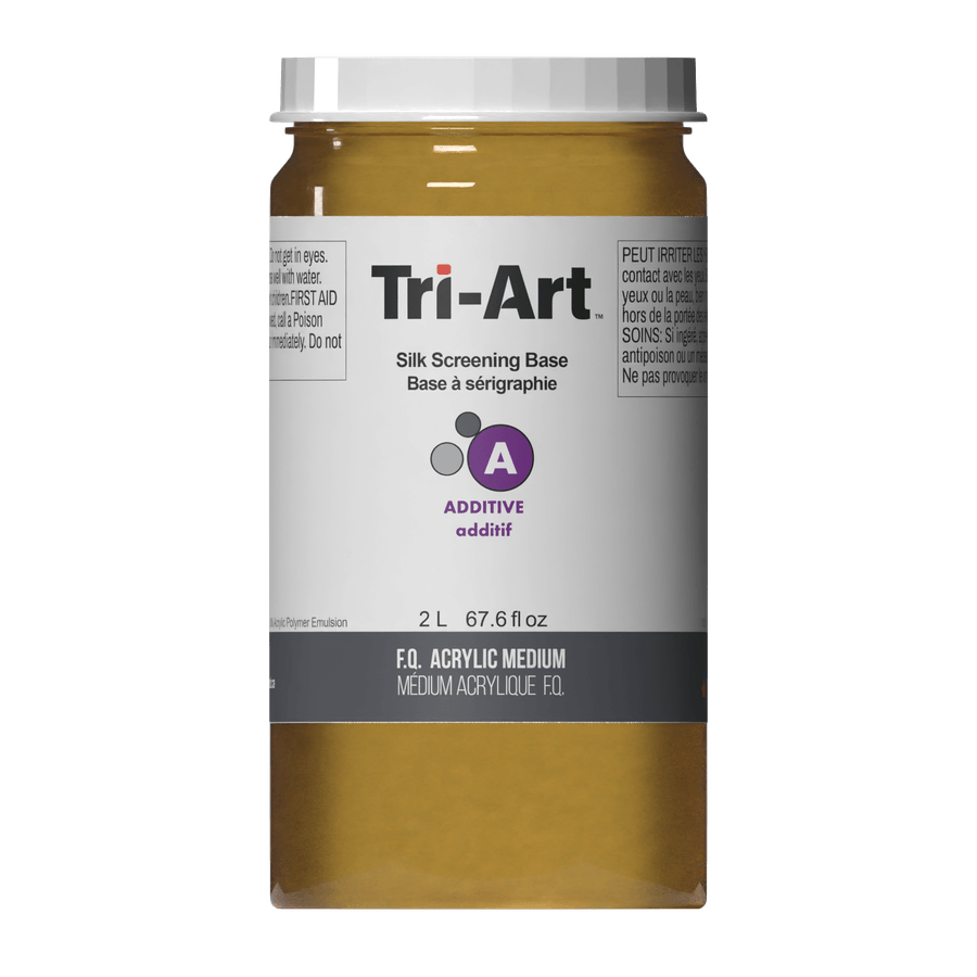 Tri-Art Mediums - Silk Screening Base - Tri-Art Mfg.
