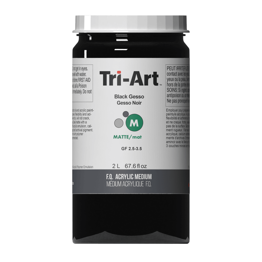 Tri-Art Mediums - Black Gesso - Tri-Art Mfg.