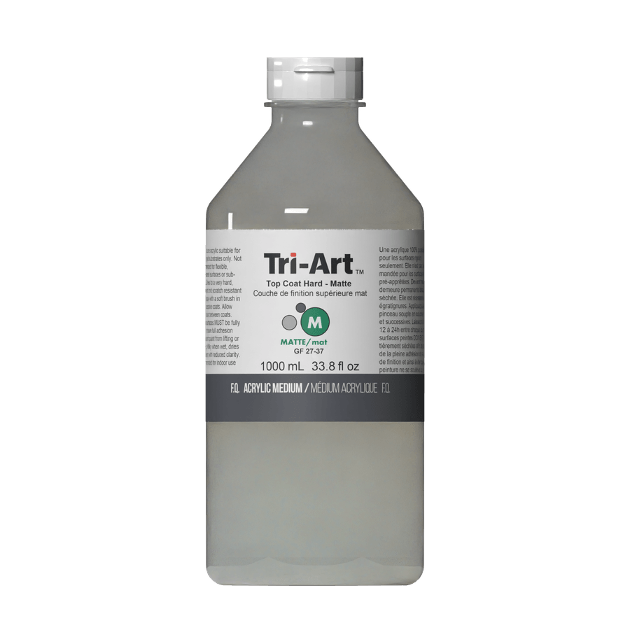 Tri-Art Mediums - Top Coat Hard Matte - Tri-Art Mfg.