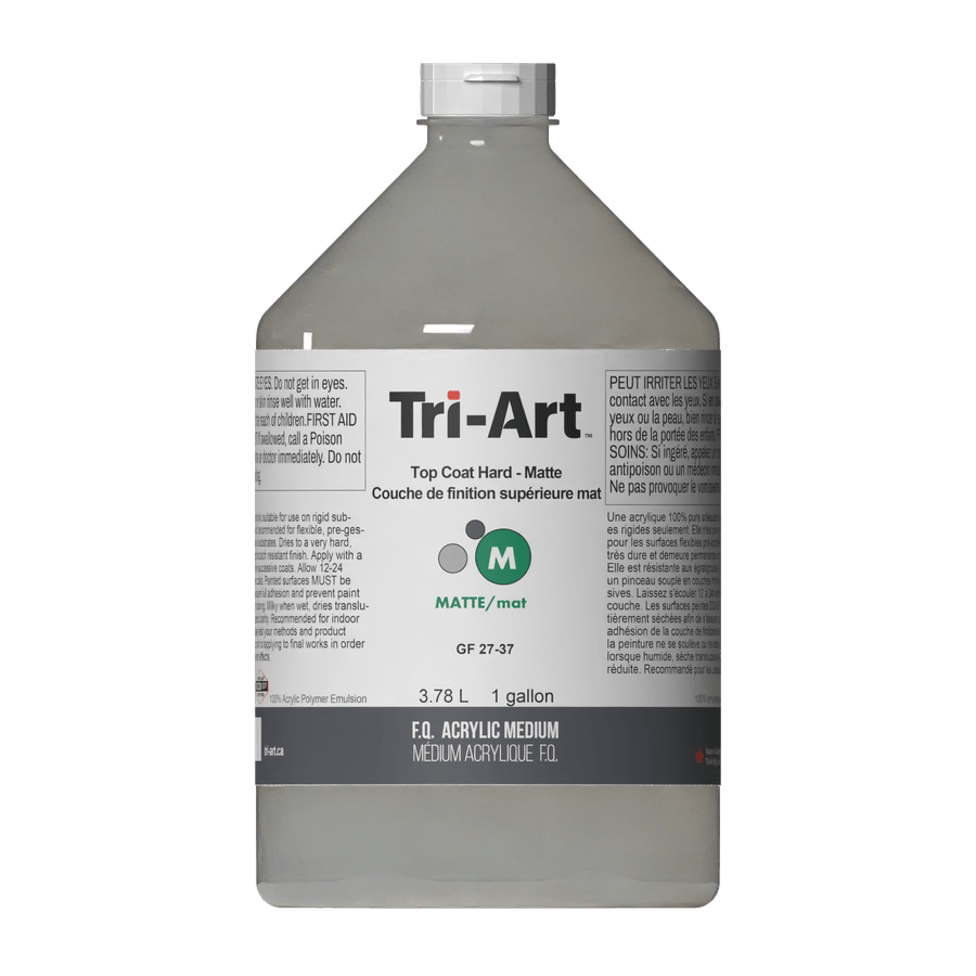 Tri-Art Mediums - Top Coat Hard Matte - Tri-Art Mfg.