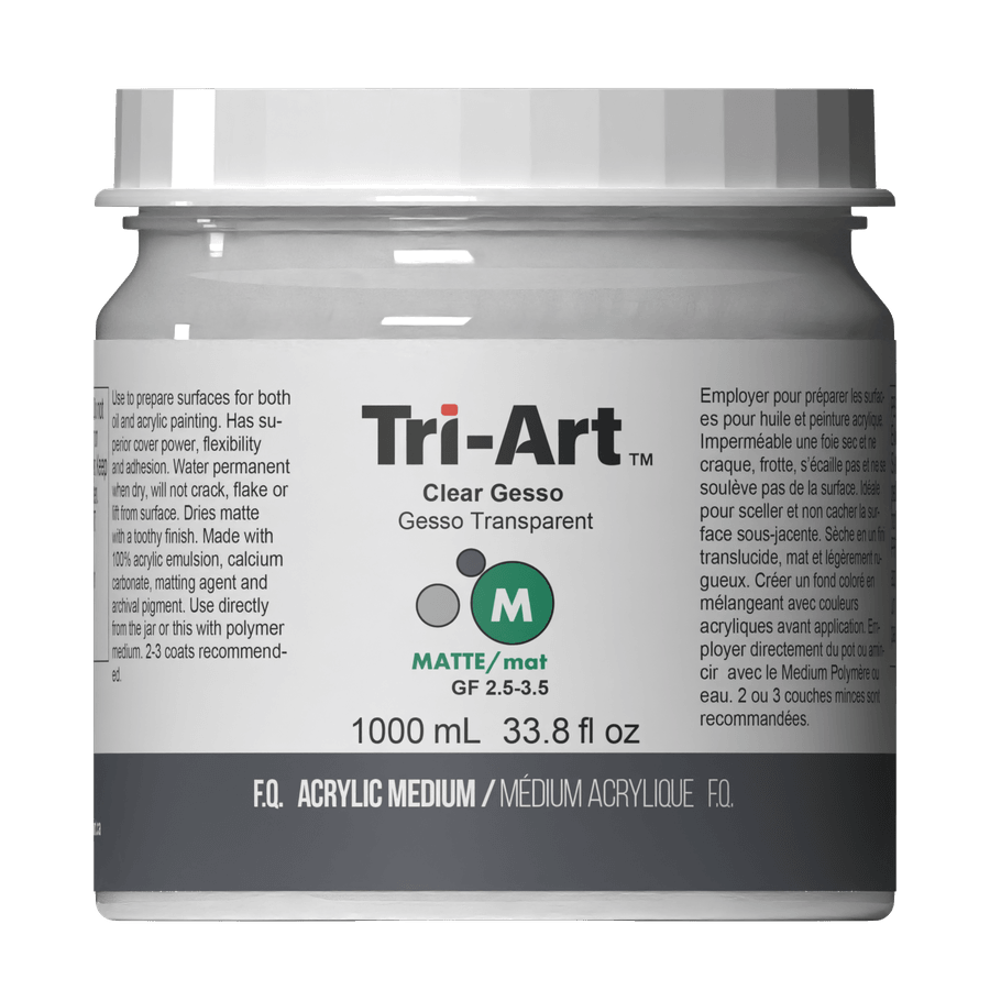 Tri-Art Mediums - Clear Gesso - Tri-Art Mfg.