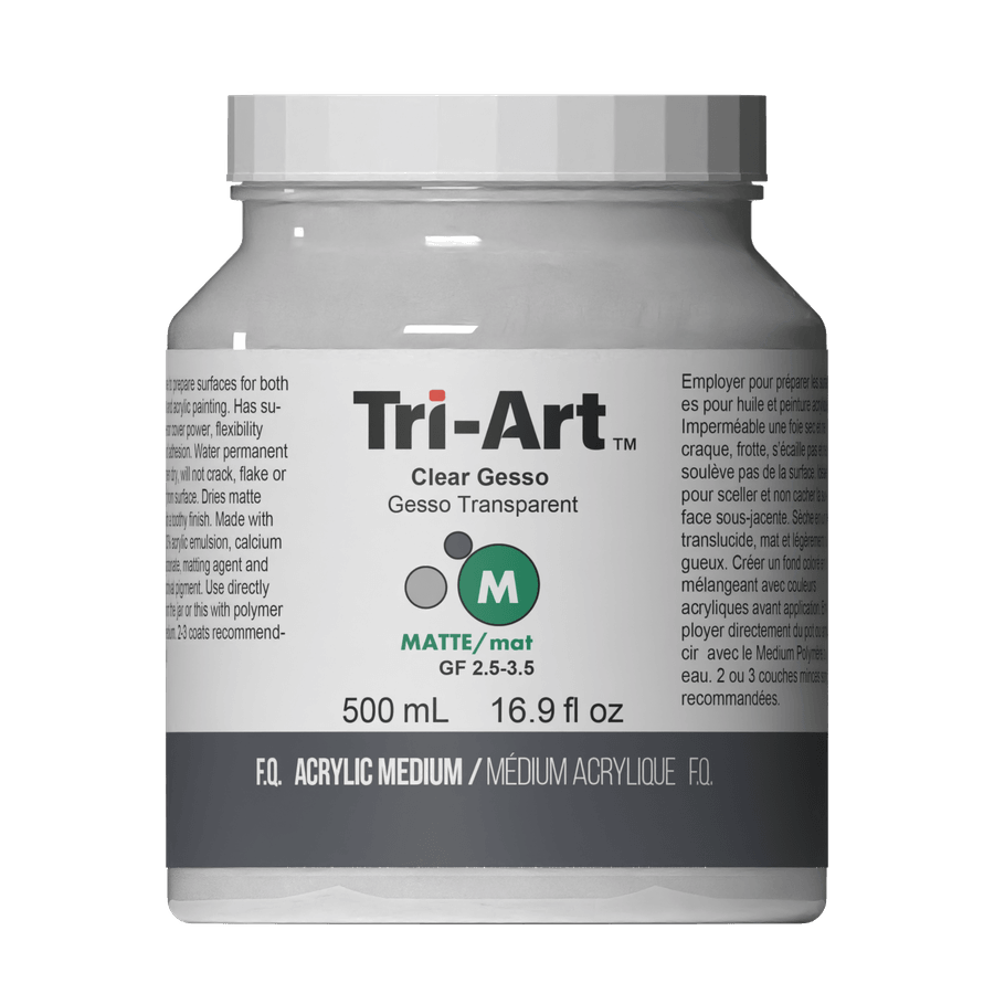 Tri-Art Mediums - Clear Gesso - Tri-Art Mfg.