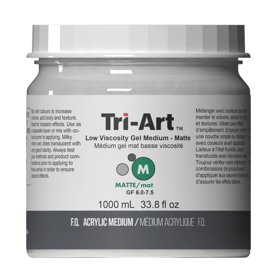 Tri-Art Mediums - Low Viscosity Gel Matte - Tri-Art Mfg.