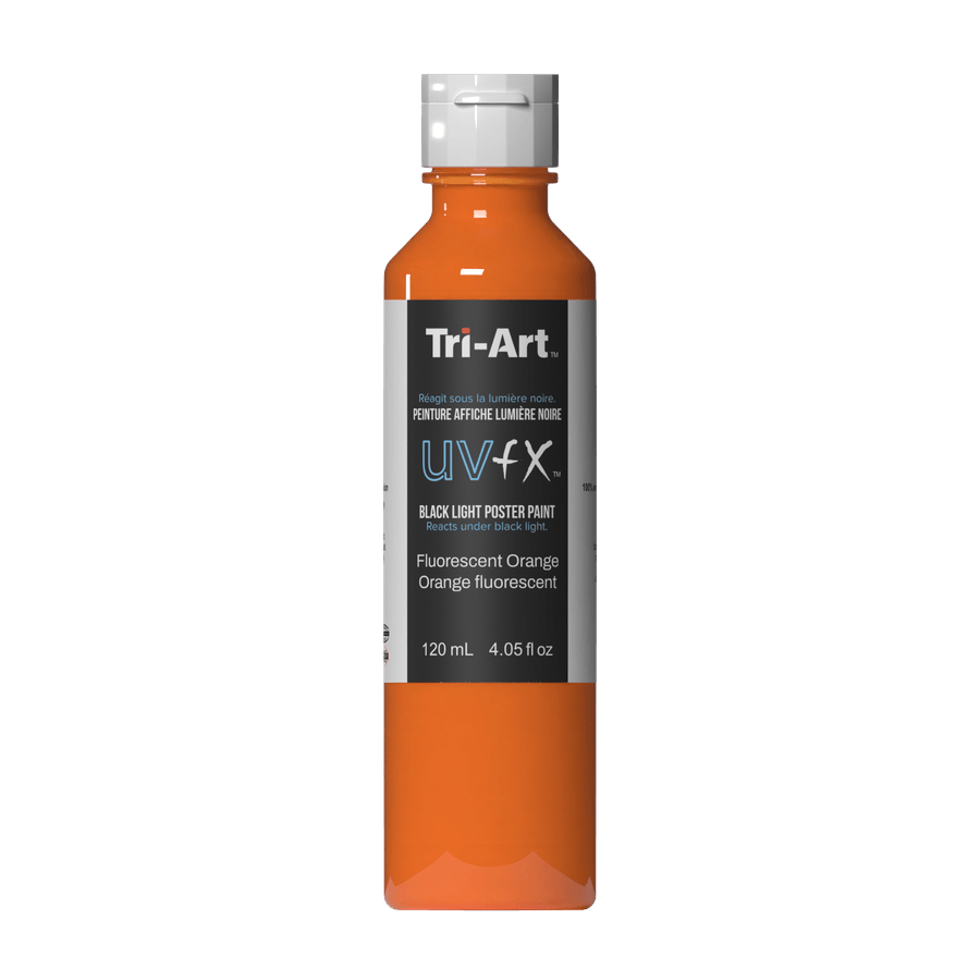 orange poster paint