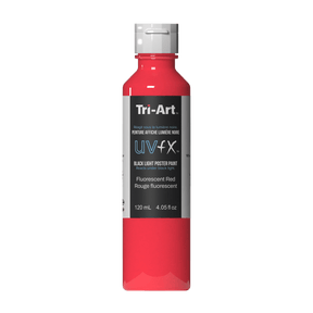 UVFX Black Light Poster Paint - Fluorescent Red - Tri-Art Mfg.