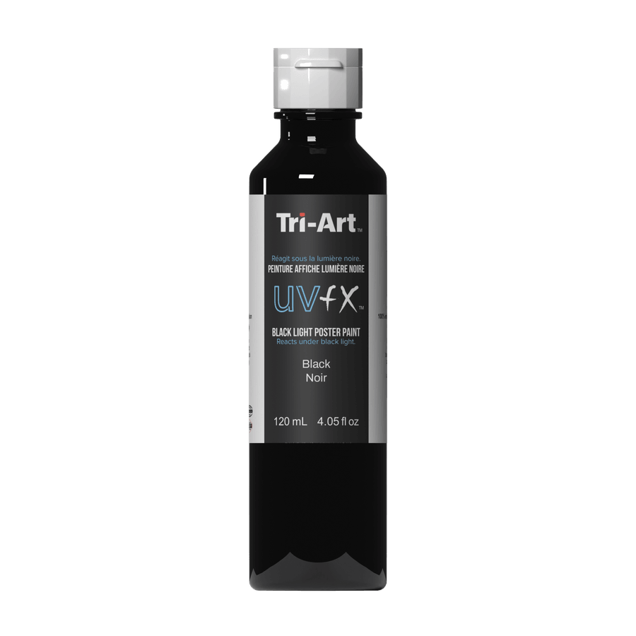 UVFX Black Light Poster Paint - Black - Tri-Art Mfg.