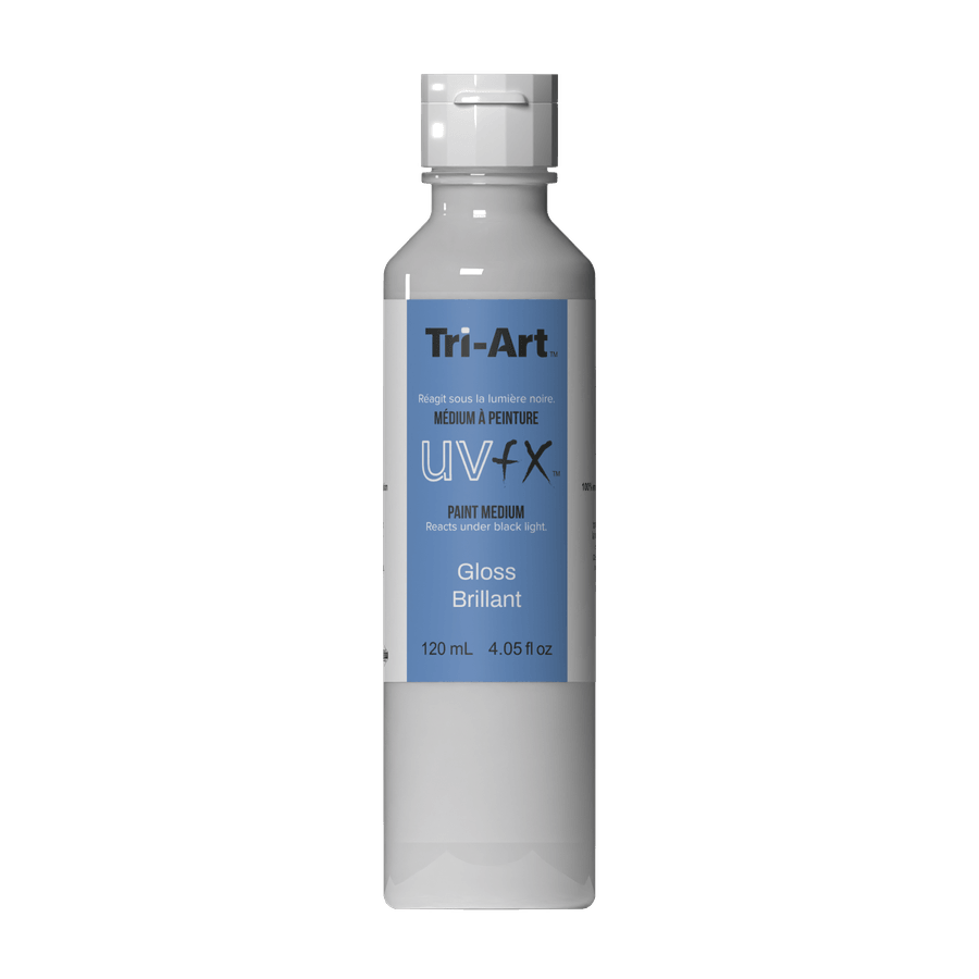 UVFX Black Light Poster Paint - UVFX Black Light Medium Gloss - Tri-Art Mfg.