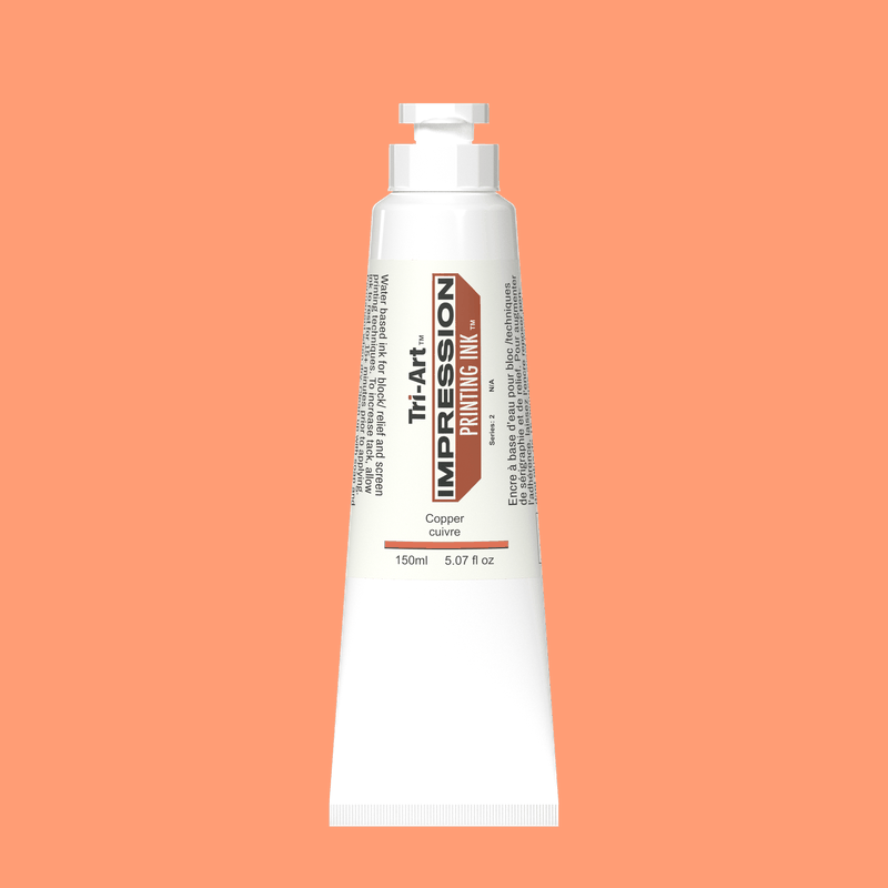 Impressions Block Printing Ink - Iridescent Copper - Tri-Art Mfg.