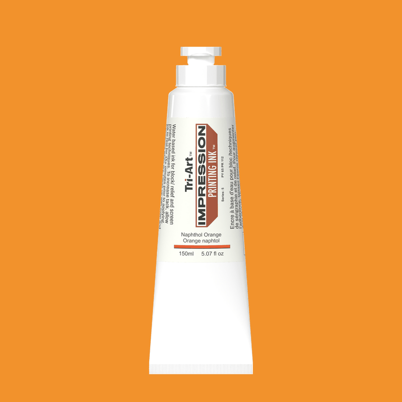 Impressions Block Printing Ink - Orange - Tri-Art Mfg.